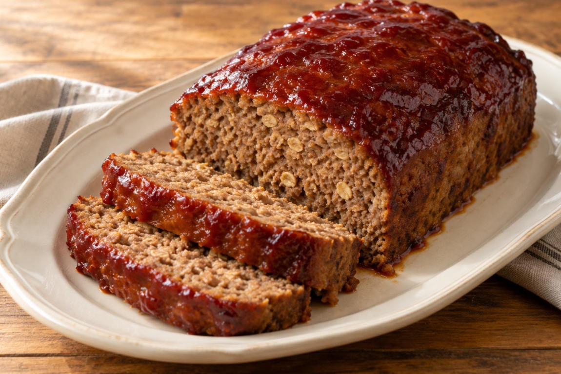 Grandma's Meatloaf with Oats